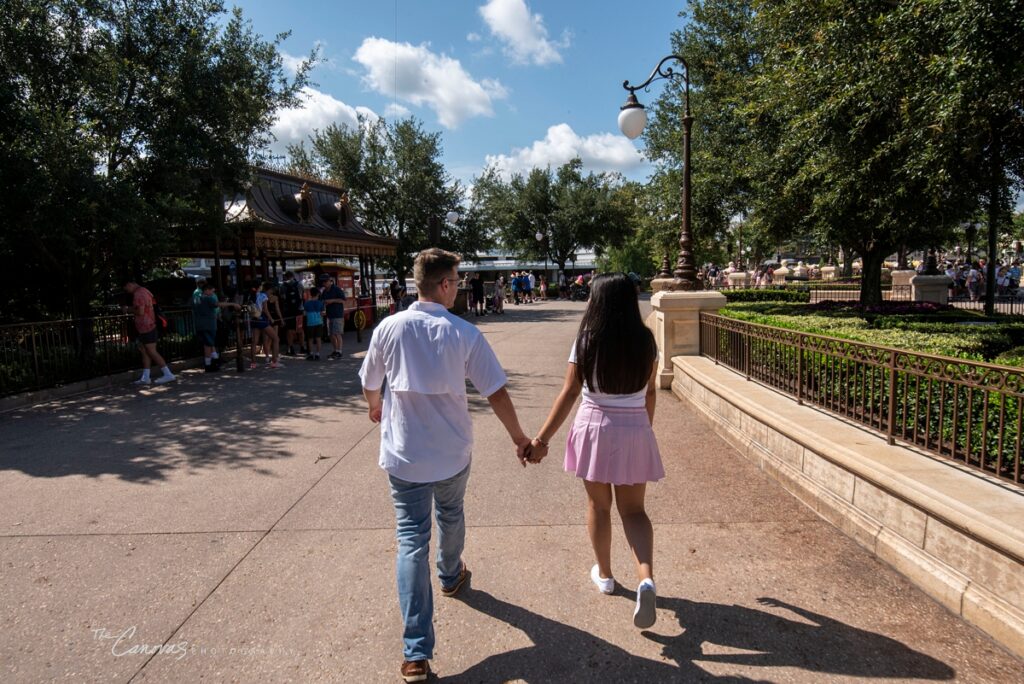 magic kingdom proposal photographer, get engaged at Magic Kingdom, engagement photographer Disney World