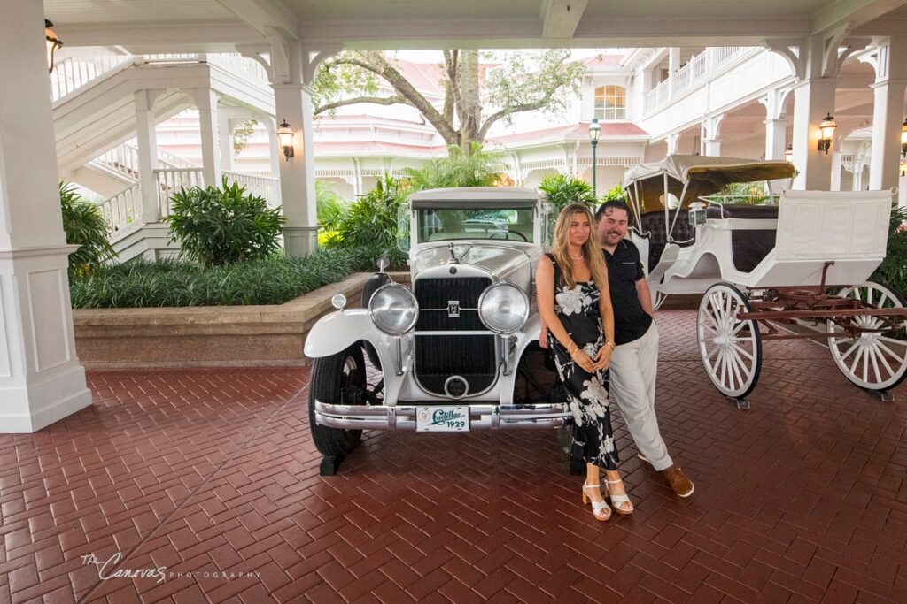 Proposal at the Grand Floridian in the Rain