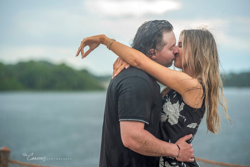 Proposal at the Grand Floridian in the Rain