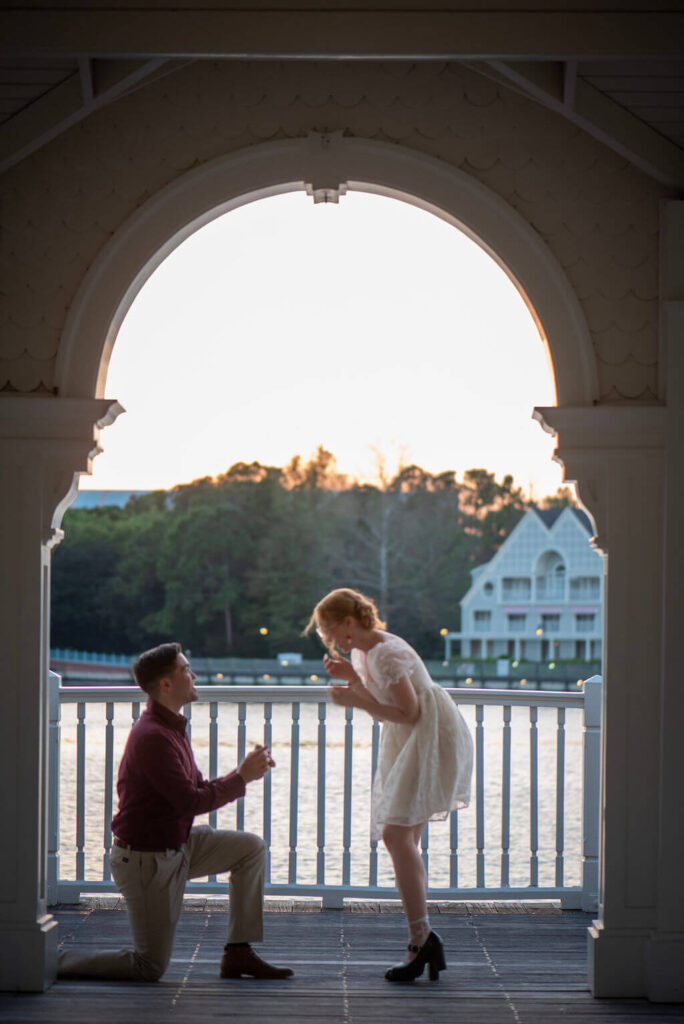 Disney World proposal photography, engagement photographer near me Magic Kingdom, best Disney World proposal photos near me 1
