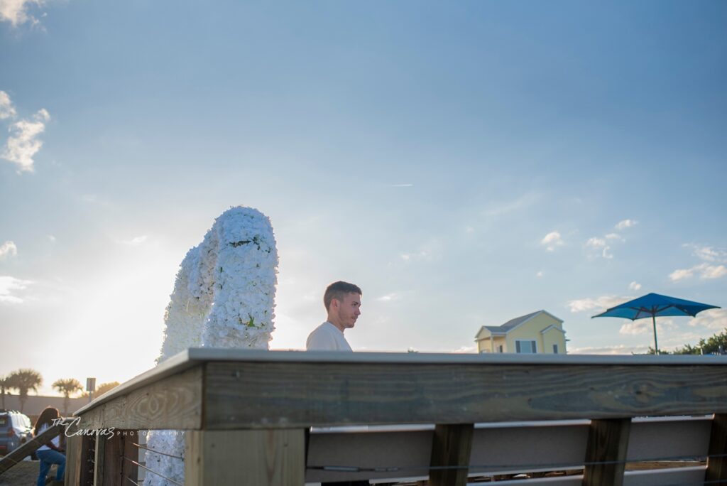 high school sweethearts proposal photos, New Smyrna beach proposal photographer